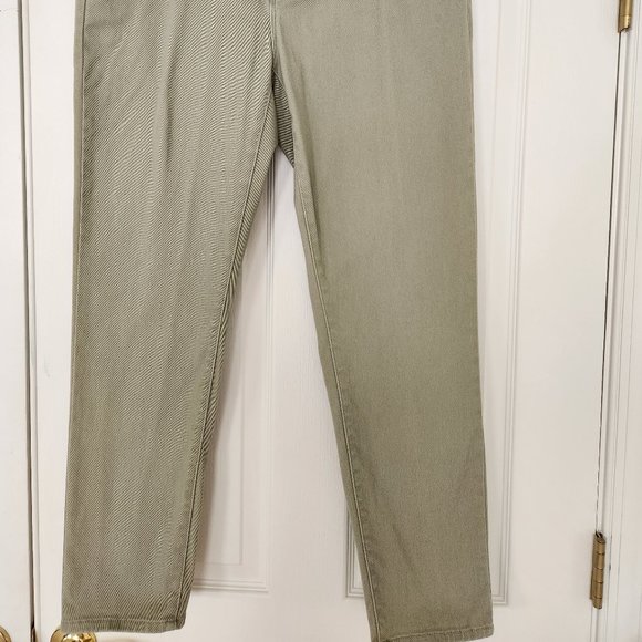 MICHAEL KORS Women’s Skinny Denim Jeans Full Length Celery Green Size 12 - Picture 2 of 11